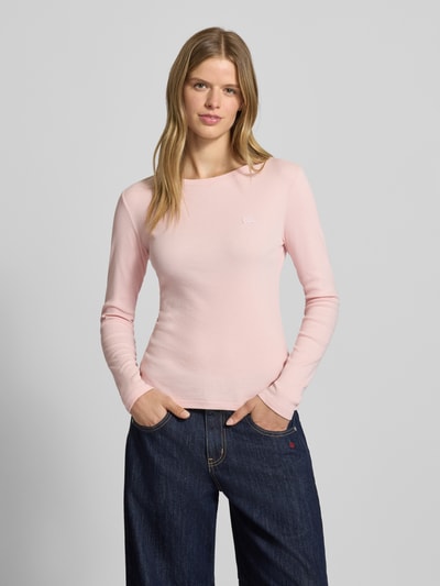 Levi's® Bluzka z długim rękawem z dekoltem okrągłym Brudnoróżowy 4