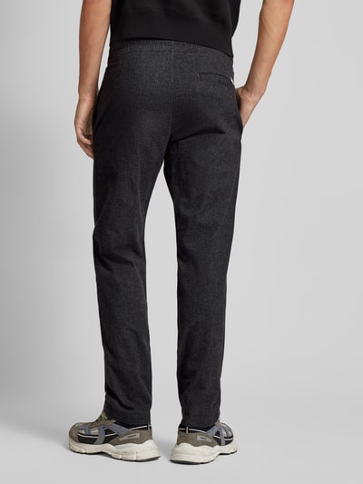 Jack & Jones Stoffen broek met elastische band, model 'KANE' Antraciet - 5