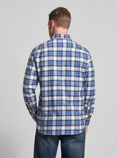 Christian Berg Men Regular fit vrijetijdsoverhemd met button-downkraag Marineblauw - 5