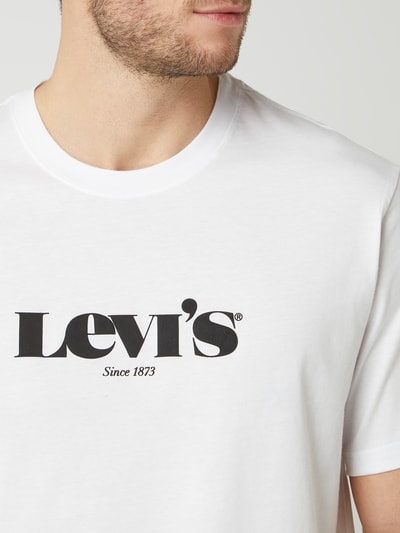 Levi's® T-shirt z bawełny Biały 3