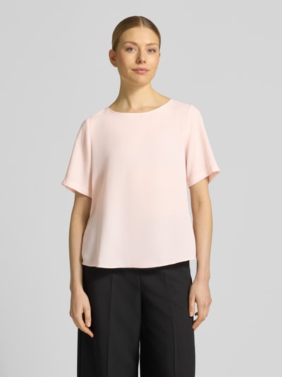 s.Oliver BLACK LABEL Bluzka w kroju regular fit z wszytym zamkiem błyskawicznym Różowawy 4