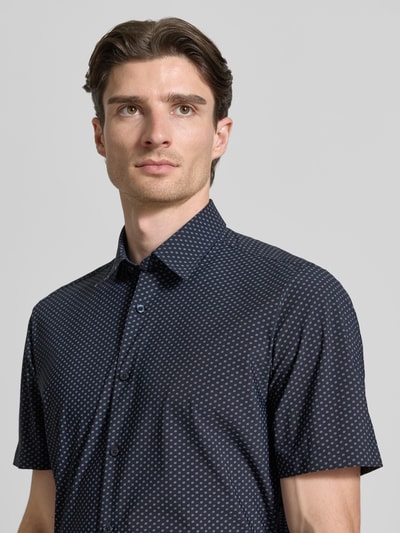 BOSS Regular Fit Freizeithemd mit Kentkragen Modell 'LIAM' Dunkelblau 3