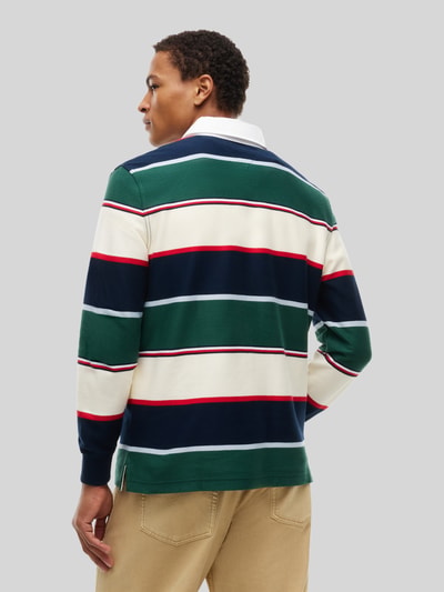 Tommy Jeans Poloshirt mit Logo-Patch aus reiner Baumwolle Dunkelgruen 5