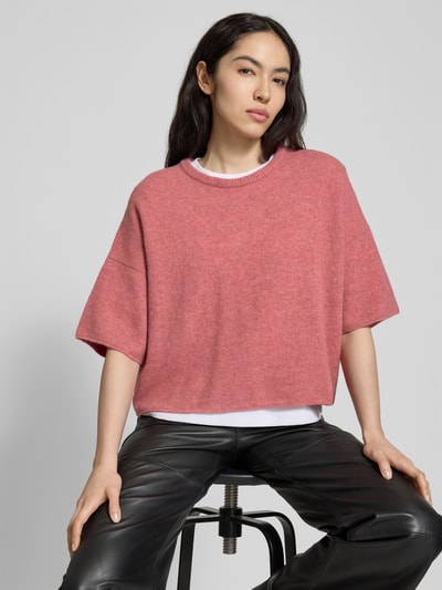 Filippa K T-Shirt in Strick-Optik Kirsche 3