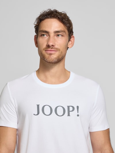 JOOP! Collection T-shirt met logoprint en ronde hals Wit - 3