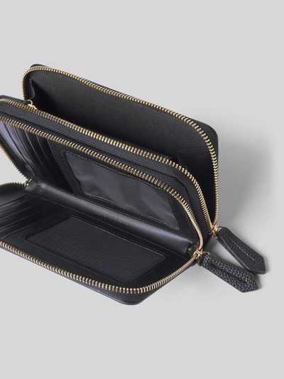 VALENTINO BAGS Portemonnee met logodetail, model 'Rised' Zwart - 3