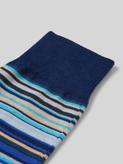 PAUL SMITH Socken mit Strukturmuster Modell 'SIGNATURE' Marine 2