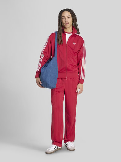 adidas Originals Regular Fit Sweathose mit Kontraststreifen Modell 'FIREBIRD TP DN' Bordeaux 1