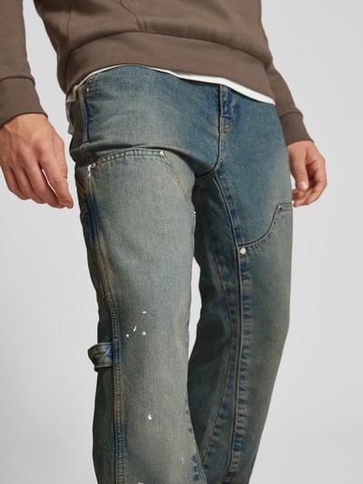 EIGHTYFIVE Flared Jeans mit französischen Eingrifftaschen Jeansblau 3