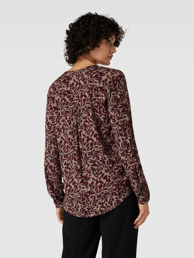 Montego Comfortabele blouse met tuniekkraag  Bordeaux - 5