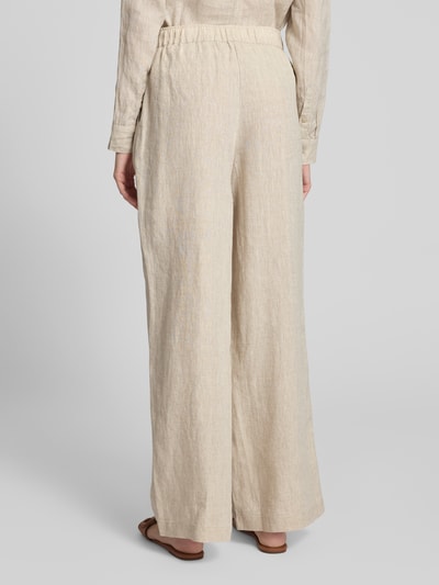 MOS MOSH Relaxed Fit Leinenhose mit Eingrifftaschen Modell 'Emmi' Sand 5