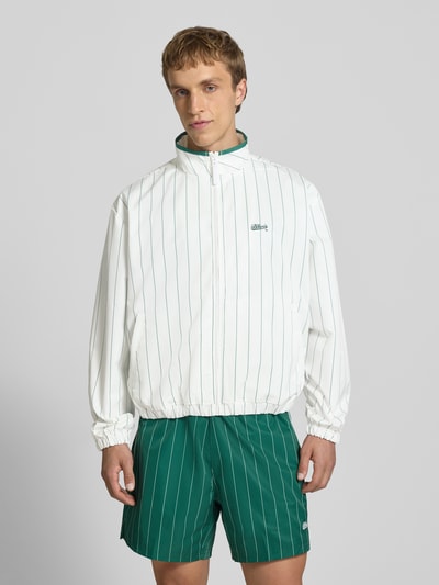 BLKVIS Jacke mit Streifenmuster und Reißverschluss Weiss 4