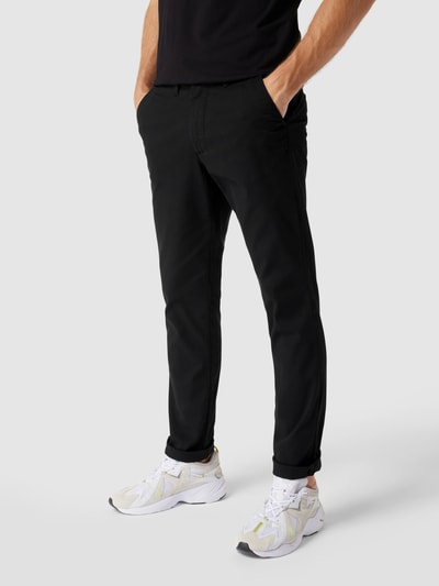 Selected Homme Slim Fit Chino mit Bio-Baumwolle Modell 'Miles' Schwarz 4