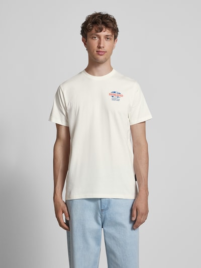 Dedicated T-Shirt mit Rundhalsausschnitt Modell 'Support' Offwhite 4