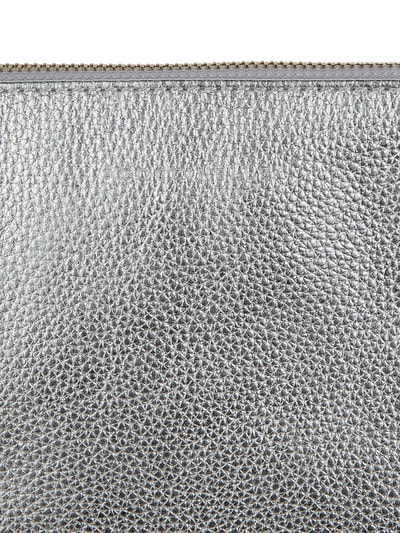 Coccinelle Crossbody Bag aus Leder in Metallicoptik  Silber 5