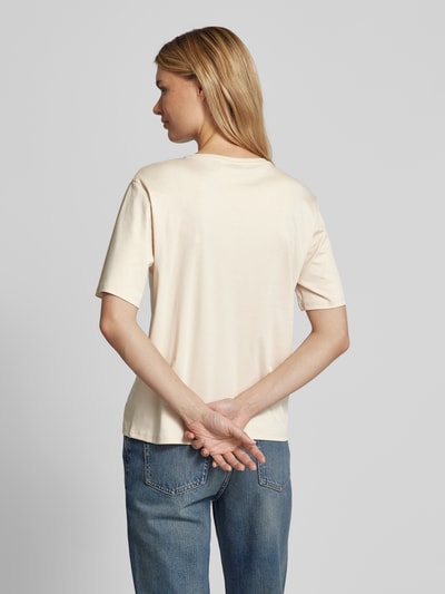 MSCH Copenhagen T-Shirt mit Rundhalsausschnitt Modell 'Melea' Beige 5