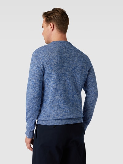 Scotch & Soda Sweter z dzianiny z efektem melanżu Niebieski 5