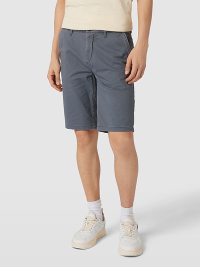 Tom Tailor Chinoshorts mit Allover-Muster Hellblau 4