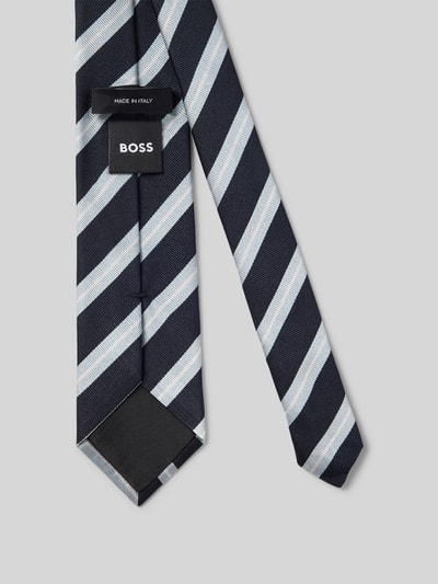 BOSS Krawatte aus Seiden-Mix Modell 'H-Tie 7,5 CM-262' Bleu 2