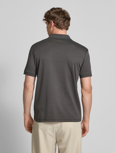 BOSS Green Regular Fit Poloshirt aus reiner Baumwolle Modell 'POLO FUTURE' Dunkelgrau 5