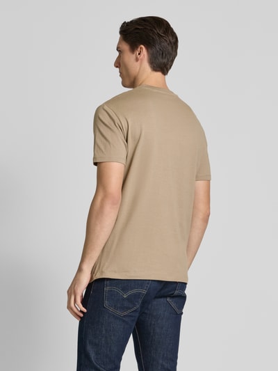 ARMANI EXCHANGE Regular fit T-shirt van puur katoen Beige - 5