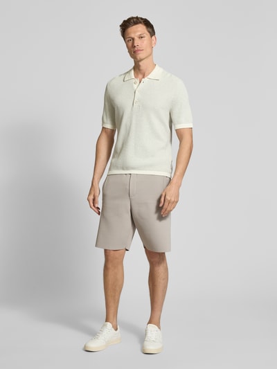 AlphaTauri Shorts mit Gesäßtasche Modell 'POSOS' Sand 1
