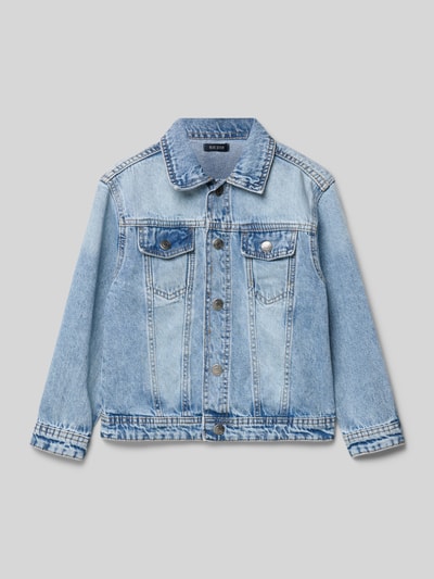 Blue Seven Jeansjacke mit Brusttaschen Hellblau 1