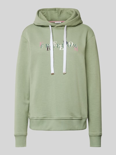 Christian Berg Woman Hoodie mit Statement-Print Schilf 2