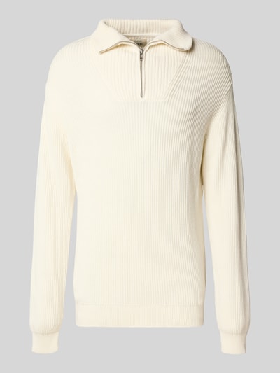 Redefined Rebel Gebreide pullover met ribboorden, model 'RIVER' Offwhite - 2