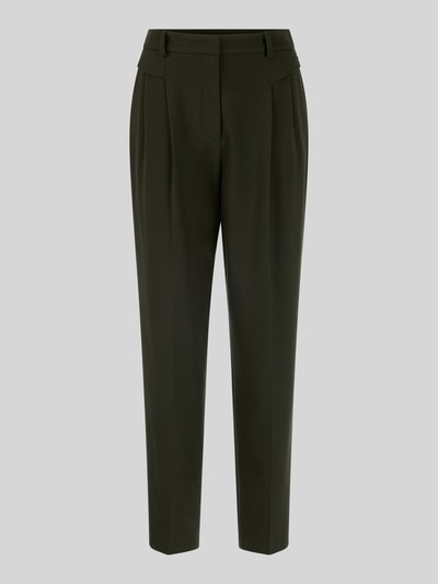 Marc Cain Regular Fit Anzughose mit Viskose-Anteil Khaki 2