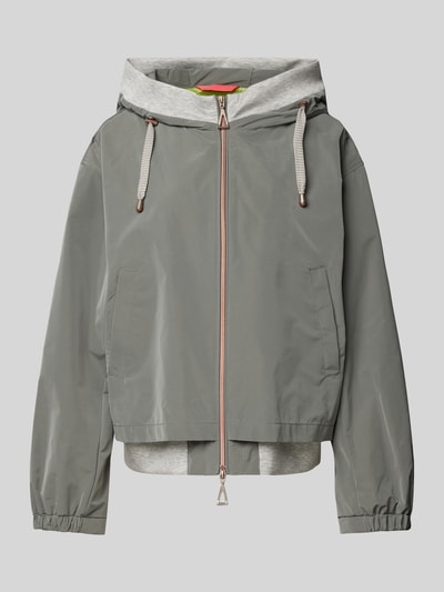 Gil Bret Jacke mit Zweiwege-Reißverschluss Khaki 2