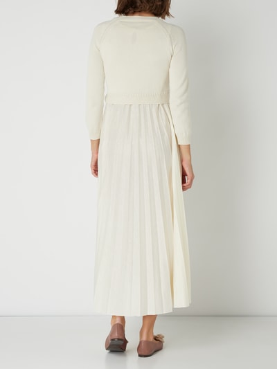 Weekend Max Mara Kleid im 2-in-1-Look  Offwhite 4