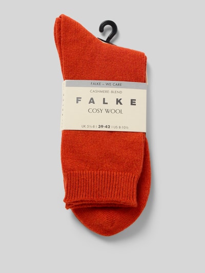 Falke Sokken met hoogwaardige mix van wol en kasjmier, model 'COSY WOOL' Terracotta - 3