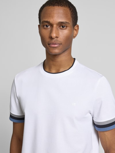 Christian Berg Men T-Shirt mit Rundhalsausschnitt Weiss 3