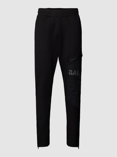 Balr. Slim Fit Sweatpants mit Mesh Modell 'Luois' Black 2