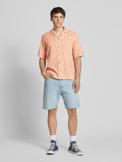 Jack & Jones Regular fit vrijetijdsoverhemd met resortkraag, model 'BLUVINCENT' Lichtbruin - 1