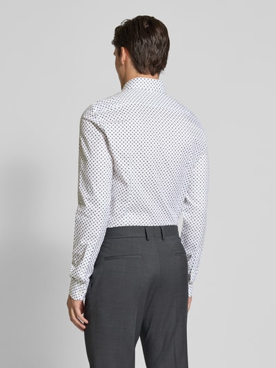 Jake*s Slim Fit Business-Hemd mit extra langem Arm Weiss 5