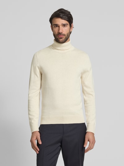 s.Oliver RED LABEL Regular fit coltrui van puur katoen  Offwhite - 4