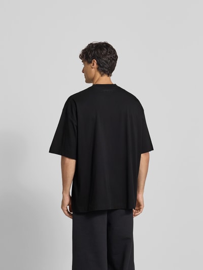 VETEMENTS Regular Fit T-Shirt mit Logo-Print Black 5