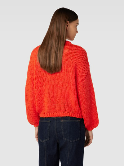 Vero Moda Sweter z dzianiny z obniżonymi ramionami model ‘ADA’ Jasnoczerwony 5