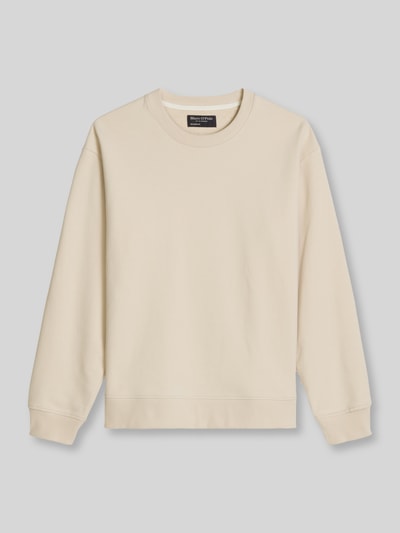Marc O'Polo Relaxed Fit Sweatshirt aus reiner Baumwolle Sand 2
