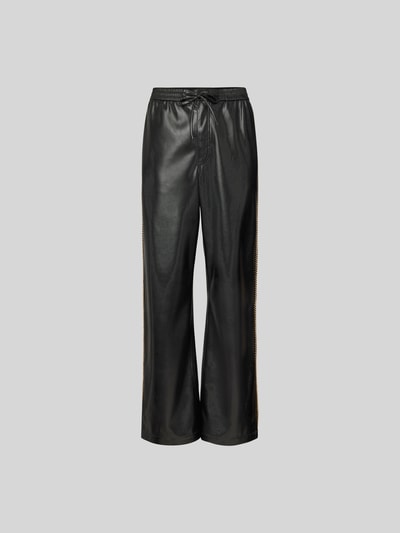 Nanushka Stoffhose mit elastischem Bund Black 2