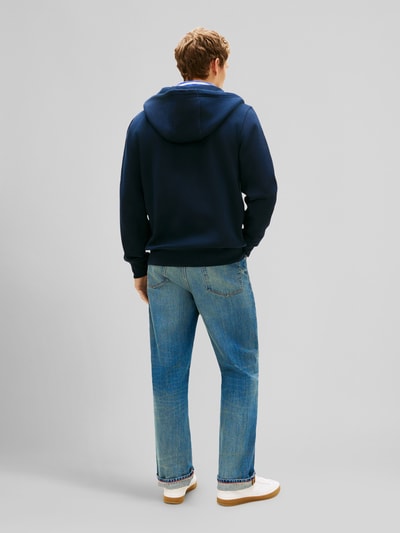 Tommy Hilfiger Sweatjacke mit Logo-Detail aus reiner Baumwolle Marine 5