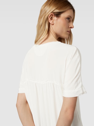 Marc Cain Bluse mit U-Boot-Ausschnitt Offwhite 3