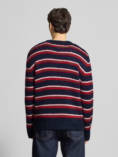 Tommy Jeans Regular fit gebreide pullover met alpaca  Marineblauw - 5