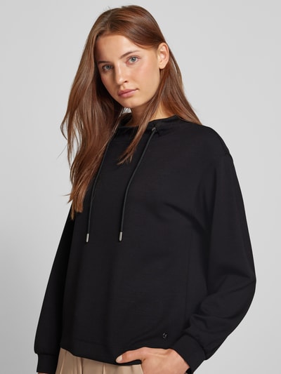 Monari Sweatshirt mit Tunnelzug Black 3