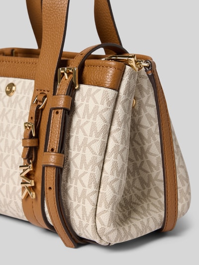 MICHAEL Michael Kors Handtasche mit Label-Applikation Modell 'ROMEE' Ecru 3
