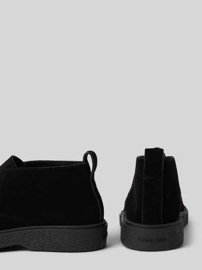 CK Calvin Klein Schnürschuhe aus echtem Leder Modell 'Desert' Black 2