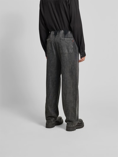 Diesel Stoffhose mit Label-Stitching Black 5