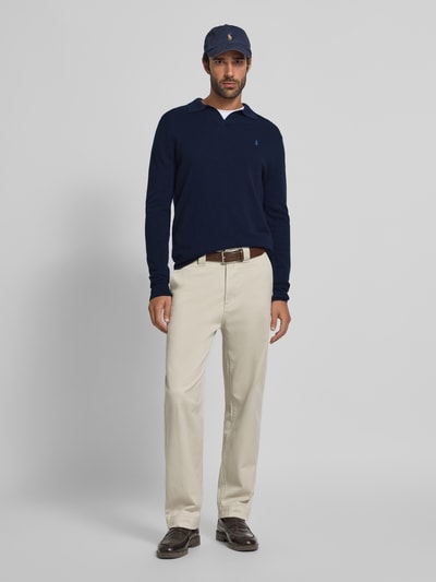 Polo Ralph Lauren Pullover van merinowol Marineblauw - 1